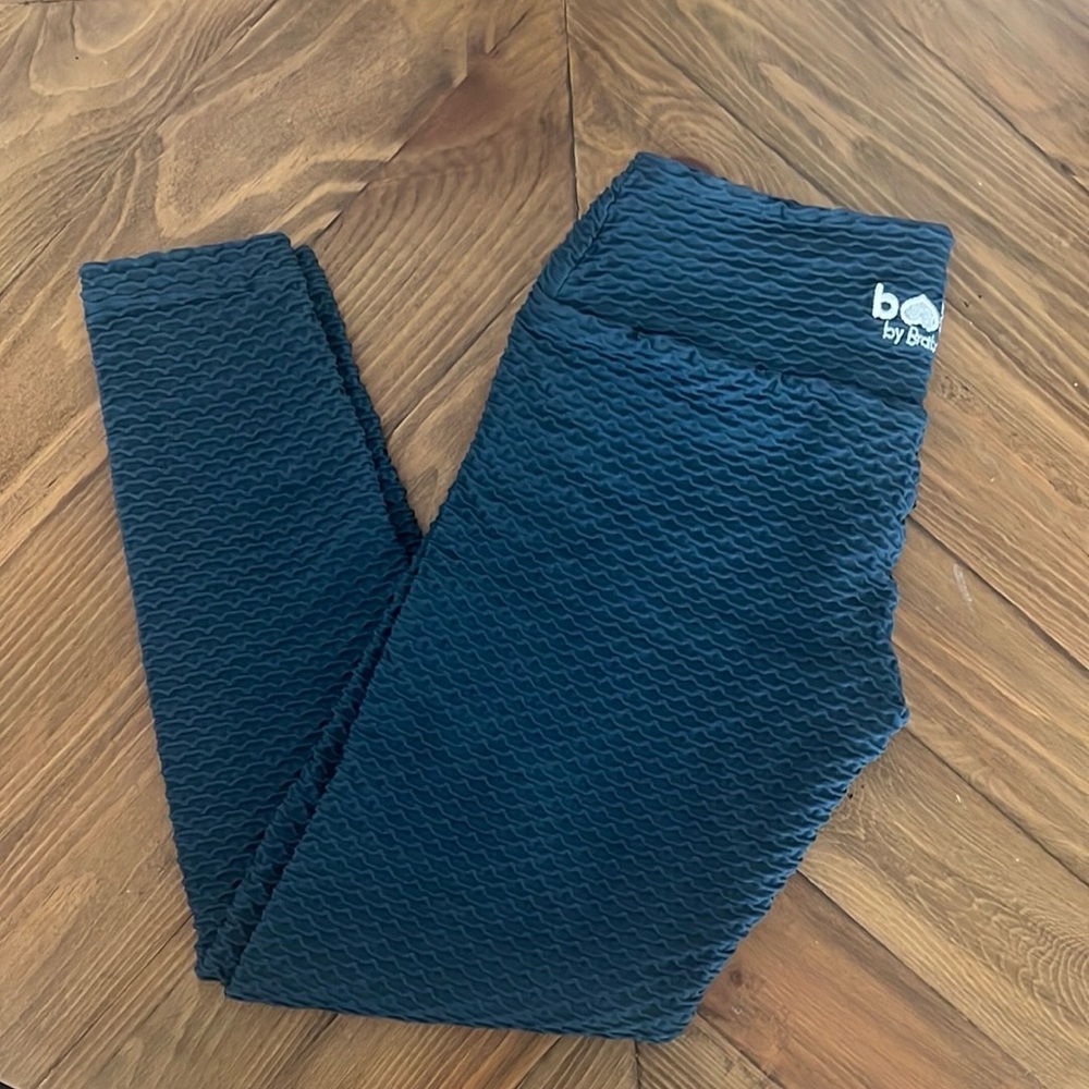 Booty by Brabants Textured Blue Leggings